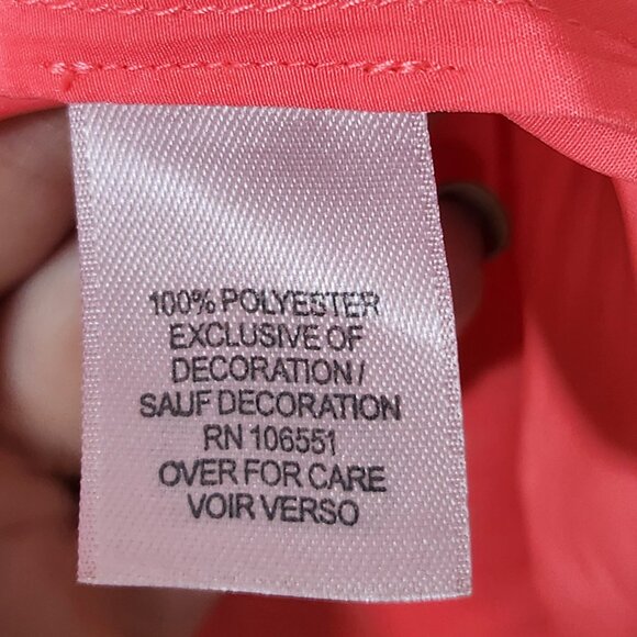 CALYPSO St. Barth Coral & Gold Maxi Dress Embroidered Sequin Sz XS DAMAGED - Picture 7 of 16